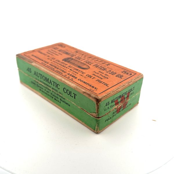 Winchester, Full Patch (FMJ), .45 ACP, 2 Piece Box
