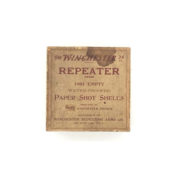 Winchester, Repeater, 28 Gauge, 100 Count 2 Piece Box (NPE) (Empty)