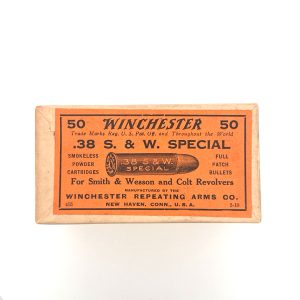 Winchester, .38 S&W Special, 2 Piece  Box (Empty)