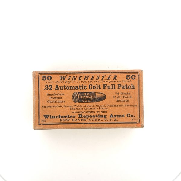 Winchester, Full Patch, .32 ACP, 2 Piece Box (Sealed)