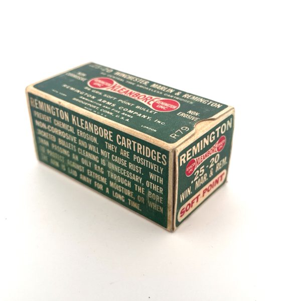 Remington, Kleanbore, Dogbone, .25-20, 86 Grain Soft Point Bullet, 1 Piece box