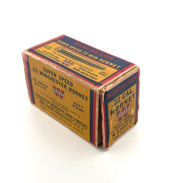 shot_20260709161124 Winchester, Super Speed, .22 Hornet, 45 Grain Soft Point, 1 Piece Box