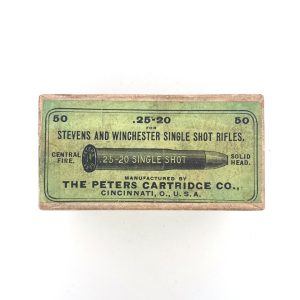 shot_20260709161908 Peters, .25-20 Single Shot, 2 Piece Box (Sealed)