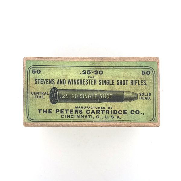 Peters, .25-20 Single Shot, 2 Piece Box (Sealed)