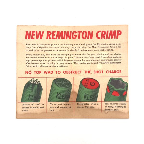 Remington Ammo Box Insert, New Remington Crimp 2 Sided