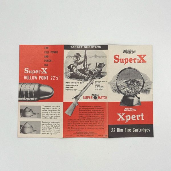 Western, SuperX .22, Pamphlet with Predator in crosshairs of scope