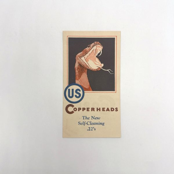 U.S. Cartridge, .22 CopperHeads, Pamphlet