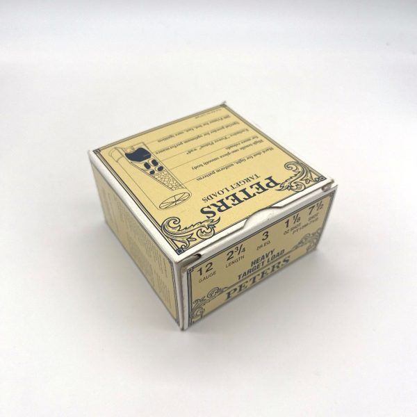Peters (Remington), Heavy Target Load, Commemorative, 12 Gauge, 71/2 Shot, 1 Piece Box