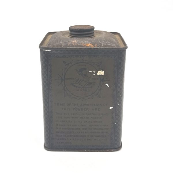 American Wood Powder Tin, 1 lbs (Empty)