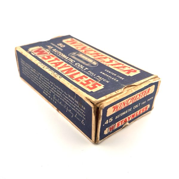 Winchester, Staynless, .45 ACP, 1 Piece Box