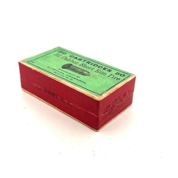 Quintana Hermanos, (Made by Dominion) .32 Short Rim Fire, 2 Piece Box