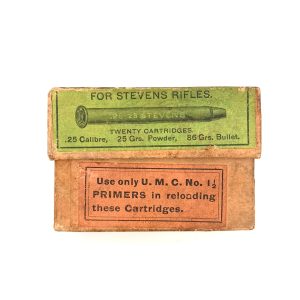 UMC, .25-25 Stevens, 86 Grain Bullet, 2 Piece Box (Partial)