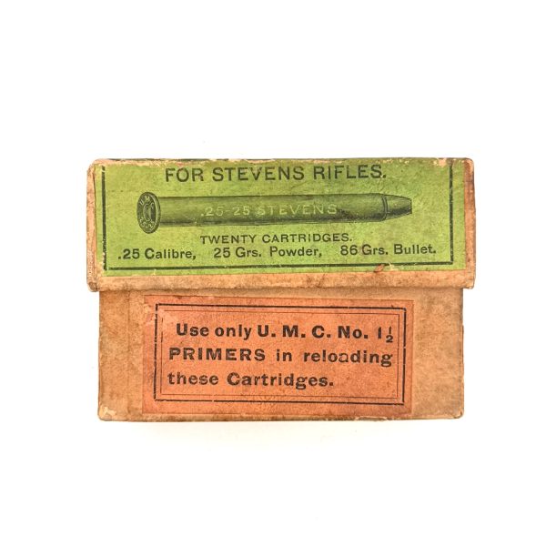 UMC, .25-25 Stevens, 86 Grain Bullet, 2 Piece Box (Partial)