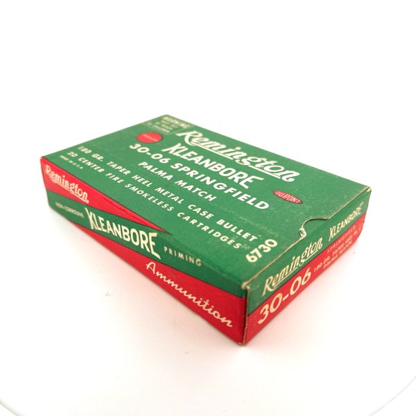 shot_20260710123543 Remington, Kleanbore, Palma Match, .30-06 Springfield, 180 Grain, 1 Piece Box