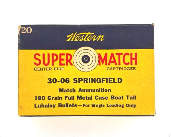 Western, Super Match, .30-06 Springfield, 180 Grain, 1 Piece Box