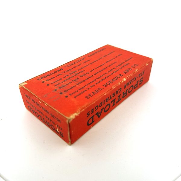Sears, Sta-Klean, .30-30 Win, 150 Grain, 1 Piece Box