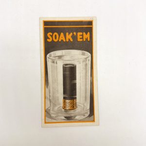 U.S. Cartridge Company, Black Shells "Soak'em", Pamphlet