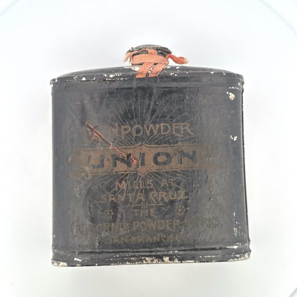 California Powder Works, 1/2 lbs Powder Tin, (Empty)