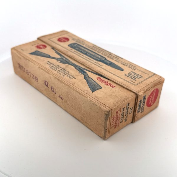 Remington, Hi-Speed, .25 Remington, 87 Grain Mushroom Bullet, 2 Piece Box