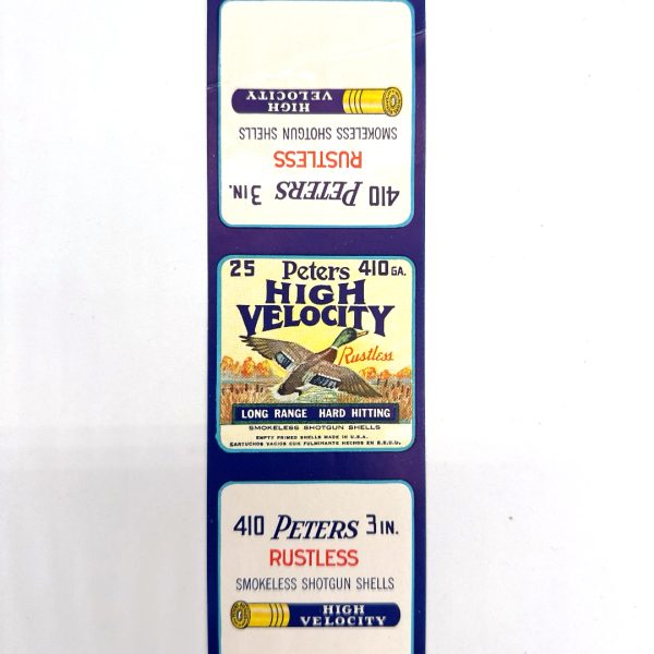 Peters, High Velocity, .410, New Old Stock Label