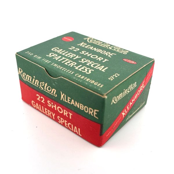 Remington, Kleanbore, .22 Short, Gallery Special Spatter-Less, 1 Piece Box