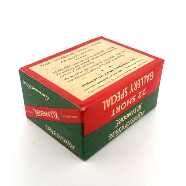Remington, Kleanbore, .22 Short, Gallery Special Spatter-Less, 1 Piece Box