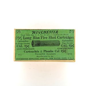 Winchester, 9mm Long Rim Fire Shot Cartridges, 2 Piece Box (Sealed)