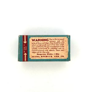 Sears, Sta-Klean, .22 Short, 1 Piece Box