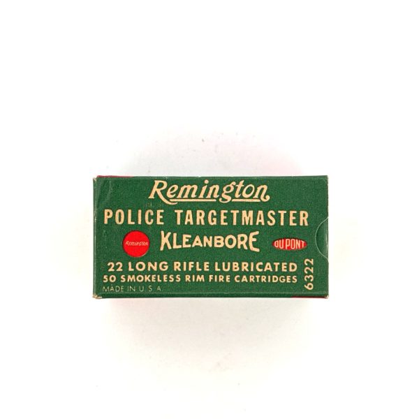 Remington, Police Targetmaster, .22 Long Rifle, 1 Piece Box