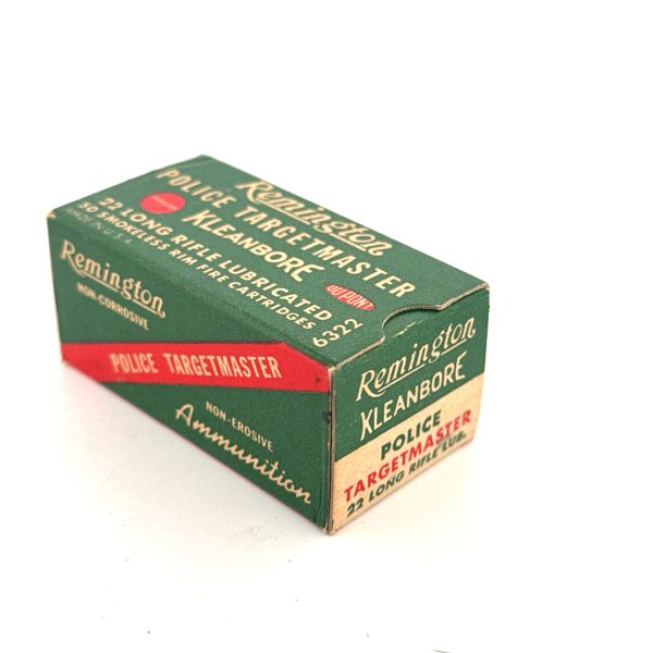Remington, Police Targetmaster, .22 Long Rifle, 1 Piece Box