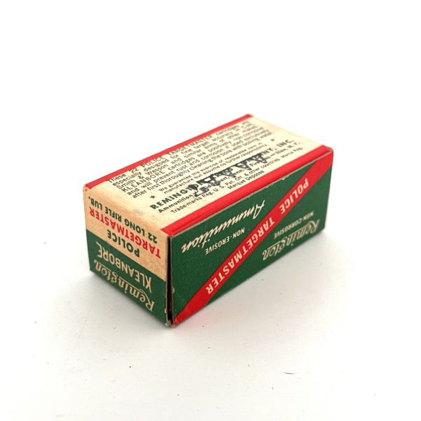 Remington, Police Targetmaster, .22 Long Rifle, 1 Piece Box