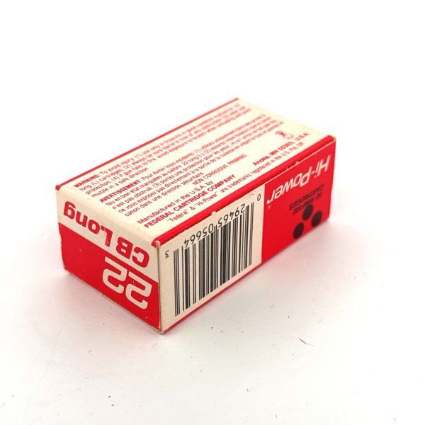 shot_20260716152825 Federal, Hi-Power, .22 CB Long, 1 Piece Box