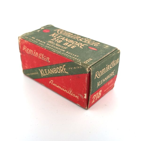 shot_20260716213609 Remington, Kleanbore, .218 Bee, 46 Grain Mushroom Bullet, 1 Piece Box