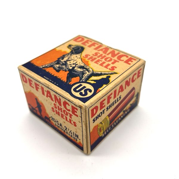 shot_20260716213830 U.S. Cartridge Company, Defiance, 20 Gauge, #8 Shot, 1 Piece Box