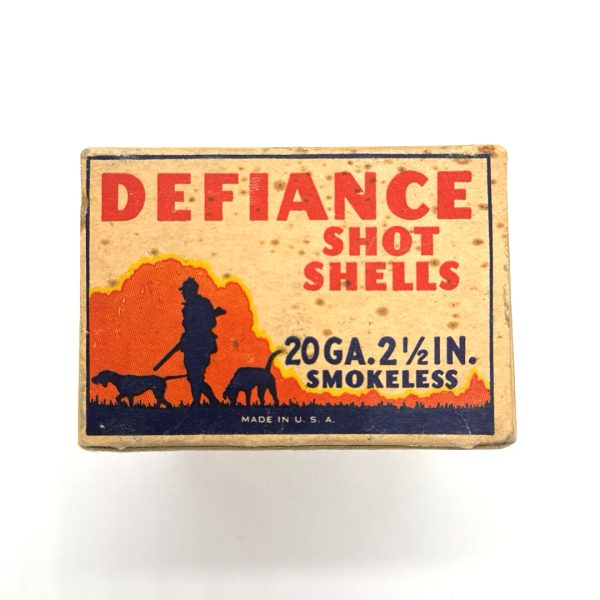 shot_20260716213948 U.S. Cartridge Company, Defiance, 20 Gauge, #8 Shot, 1 Piece Box