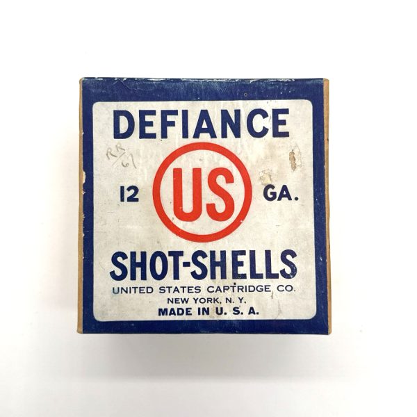 shot_20260716214018 U.S. Cartridge Company, Defiance, 12 Gauge, 2 Piece Box (Empty)