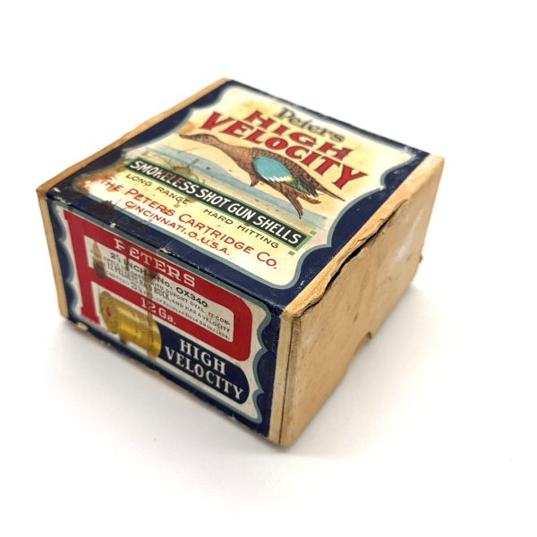 Peters, High Velocity, 12 Gauge, # 0 Buck, 2 Piece Box (Empty)