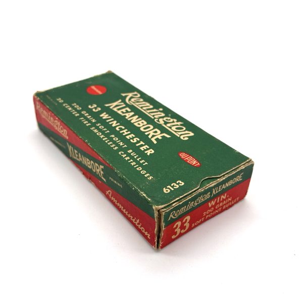 Remington, Kleanbore, .33 Winchester, 200 Grain Soft Point, 1 Piece Box