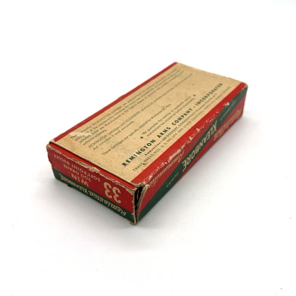 Remington, Kleanbore, .33 Winchester, 200 Grain Soft Point, 1 Piece Box
