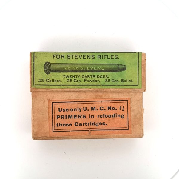 UMC, .25-25 Stevens CF, 86 Grain Bullet, 2 Piece Box