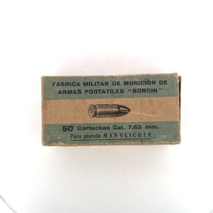 Argentina Military, 7.65 Mannlicher, 2 Piece Box