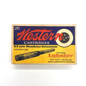 Western, Lubaloy, 6.5mm Mannlicher-Schoenauer, 160 Grain, 1 Piece Box