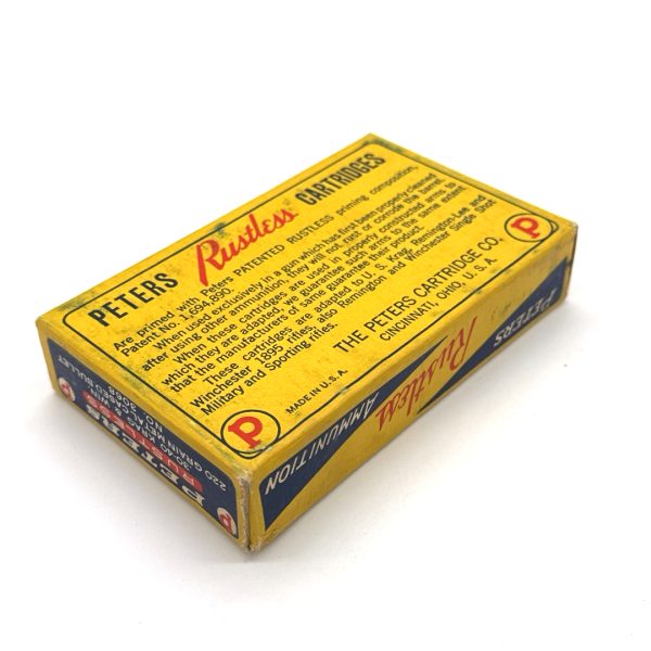 Peters, Rustless, .30-40 Krag CF, 220 Grain Metal Cased, 1 Piece Box