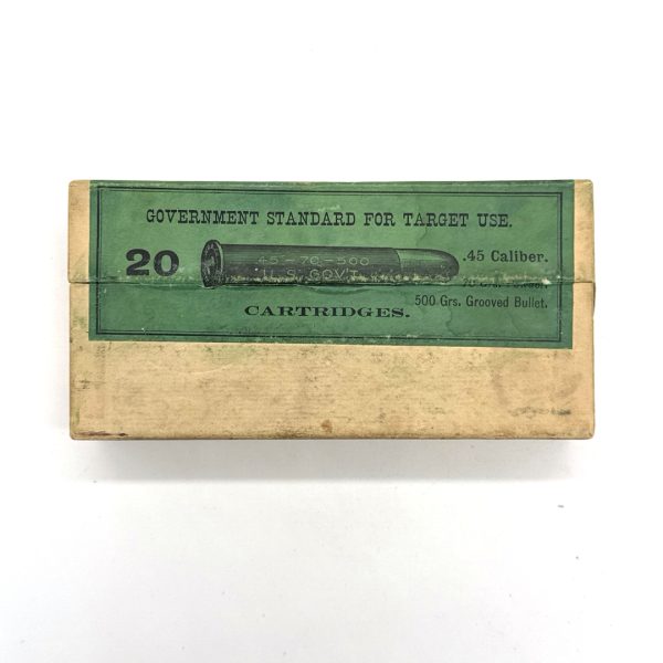 Winchester, Govt Standard and Target, .45-70, 500 Grain, 2 Piece Box (Sealed)