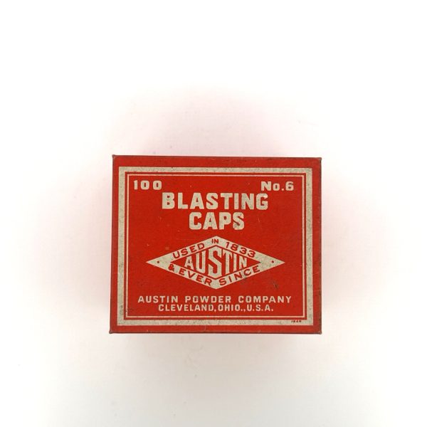 Austin Powder Company, Blasting Cap Tin (Empty)
