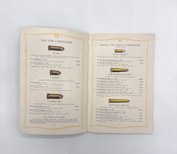 U.S. Cartridge Company, Catalog 61 (1917)