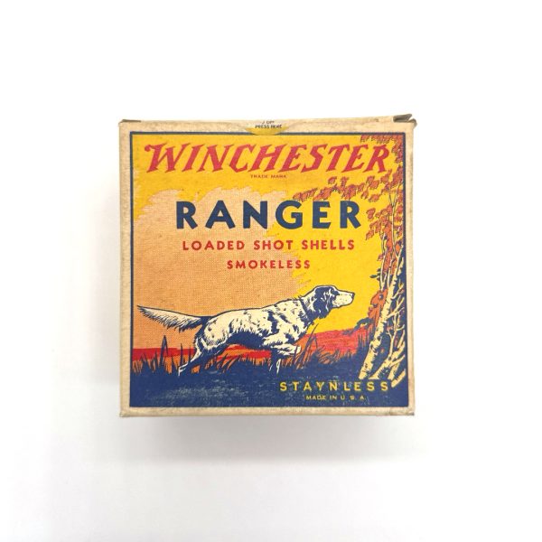 Winchester, Ranger, 12 Gauge, #8 Shot, 1 Piece Shot Shell Box