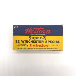 Western, Super-X, .32 Win Special, 1 Piece Box