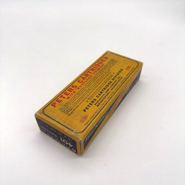 Peters, Rustless, .401 Win Self loader, 1 Piece Box