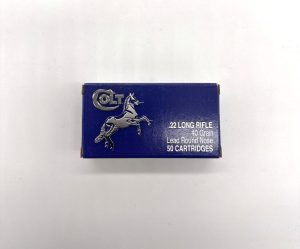 Colt (Made by Aguila), .22 Long Rifle, Modern but Collectible 1 Piece Box